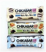Батончик Bombbar Chikabar темный шоколад 60 г в ассортименте