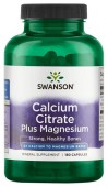 Витамины Swanson Calcium Citrate Plus MAG 150 капсул